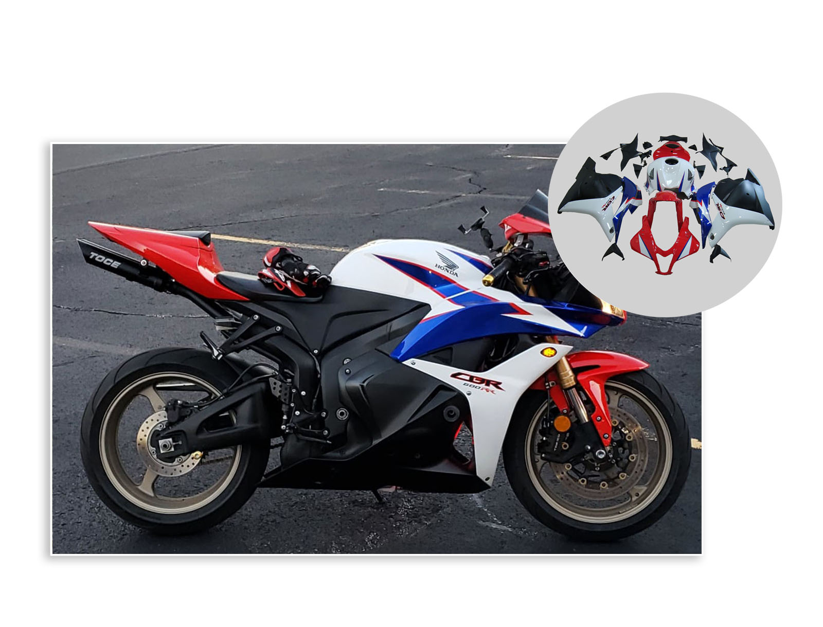 2009-2012 CBR600RR Carena