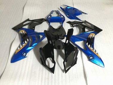 Alien Blu & Bianco 2009-2014 BMW S1000RR Carena Moto