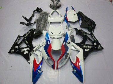 Alien Blu & Bianco 2009-2014 BMW S1000RR Carena Moto