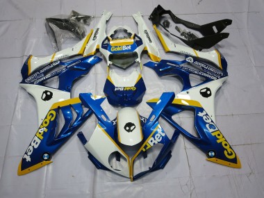 Alien Blu & Bianco 2009-2014 BMW S1000RR Carena Moto