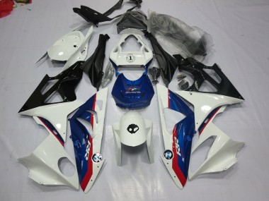 Alien Blu & Bianco 2009-2014 BMW S1000RR Carena Moto