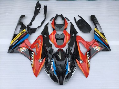 Alien Blu & Bianco 2009-2014 BMW S1000RR Carena Moto