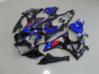 Alieno Blu & Bianco 2009-2014 BMW S1000RR Carena Moto