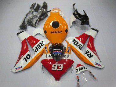 Arancio Chiaro Repsol 93 2008-2011 Honda CBR1000RR Carena Moto