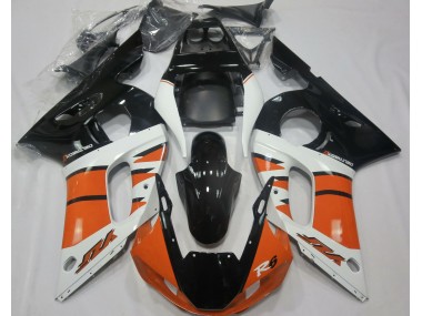 Arancio Lucido & Nero 1998-2002 Yamaha R6 Carena Moto
