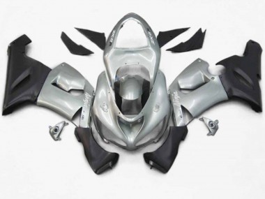 Argent Rouge Flamme 2005-2006 Kawasaki ZX6R Carena Moto