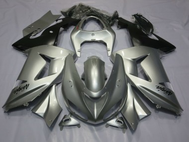 Argento 2003-2004 Kawasaki ZX6R Carena Moto