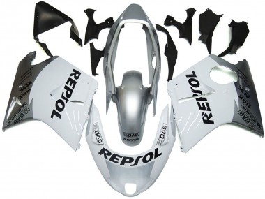 Argento Bianco Repsol 1996-2007 Honda CBR1100XX Carena Moto