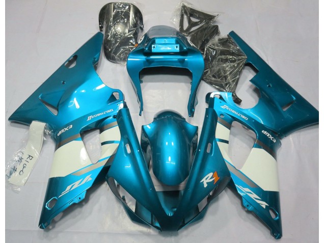 Azzurro & Bianco 2000-2001 Yamaha R1 Carena Moto Azzurro & Bianco 2000-2001 Yamaha R1 Carena Moto