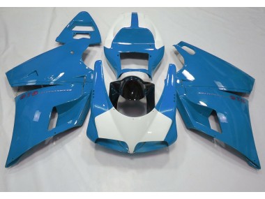 Azzurro & Bianco Lucidi 1993-2005 Ducati 996 748 916 998 Carena Moto