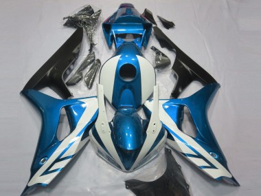 Bianco Lucido & Blu 2006-2007 Honda CBR1000RR Carena Moto
