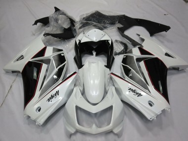 Bianco & Nero 2008-2012 Kawasaki Ninja 250 Carena Moto