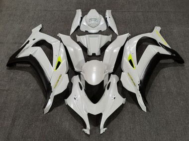 Bianco Perla Intenso 2016-2019 Kawasaki ZX10R Carena Moto