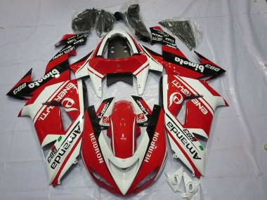 Bianco Rosso 2006-2007 Kawasaki ZX10R Carena Moto