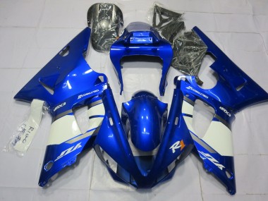 Blu & Bianco 2000-2001 Yamaha R1 Carena Moto