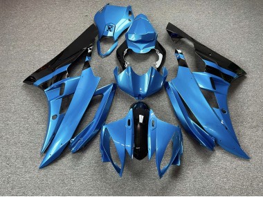 Blu Cielo & Nero 2006-2007 Yamaha R6 Carena Moto
