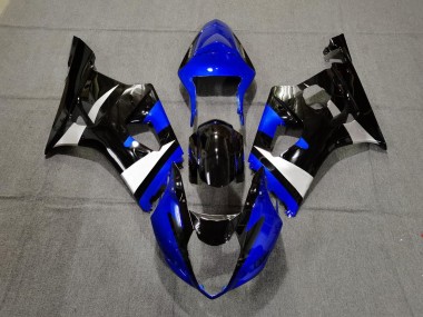Blu Lucido Nero & Argento 2003-2004 Suzuki GSXR 1000 Carena Moto