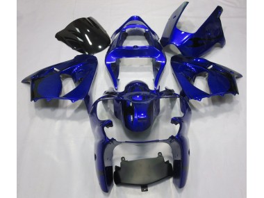 Blu Metallizzato 2000-2002 Kawasaki ZX6R Carena Moto