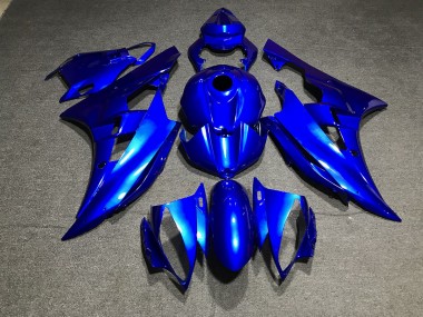 Blu Metallizzato Tinta Unita 2006-2007 Yamaha R6 Carena Moto