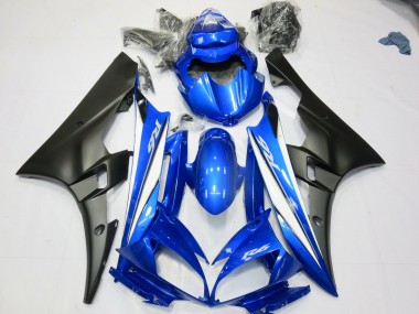 Blu Nero Opaco 2006-2007 Yamaha R6 Carena Moto