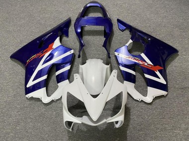 Blu Profondo & Bianco 2001-2003 Honda CBR600 F4i Carena Moto