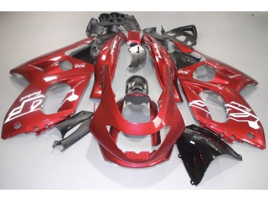 Decalcomanie Rosse & Bianche Lucide 1998-2007 Yamaha YZF600 Carena Moto