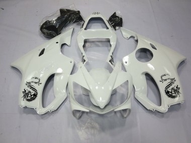 Drago Bianco 2001-2003 Honda CBR600 F4i Carena Moto