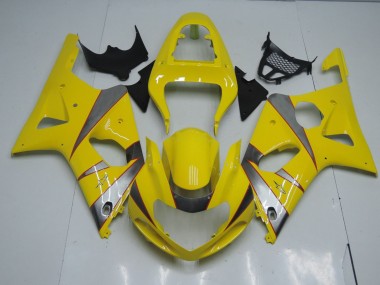 Giallo & Argento 2000-2002 Suzuki GSXR 1000 Carena Moto