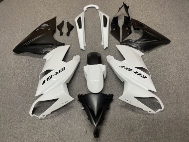 Logo Bianco Nero 2009-2011 Kawasaki Ninja 650R Carena Moto