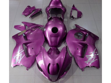 Logo Rosa Lucido & Argento 1997-2007 Suzuki GSXR 1300 Carena Moto
