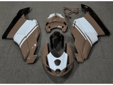 Marrone Lucido & Bianco 2003-2004 Ducati 749 999 Carena Moto