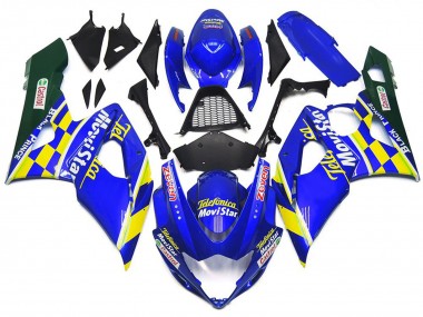 Movistar Quadro Blu & Giallo 2005-2006 Suzuki GSXR 1000 Carena Moto
