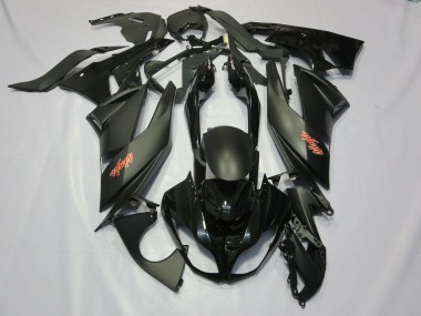 Nero 2009-2012 Kawasaki ZX6R Carena Moto
