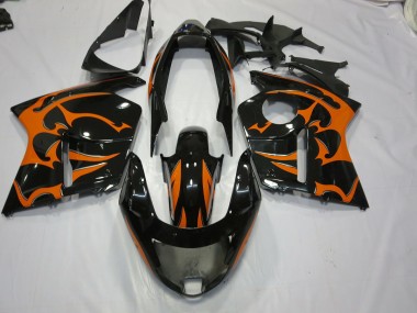 Nero & Arancione 1996-2007 Honda CBR1100XX Carena Moto