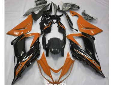 Nero & Arancione 2013-2018 Kawasaki ZX6R Carena Moto
