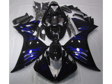 Nero & Blu Fiamma 2009-2011 Yamaha R1 Carena Moto