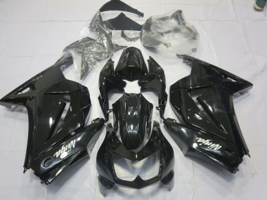 Nero Lucido 2008-2012 Kawasaki Ninja 250 Carena Moto