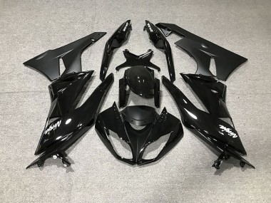 Nero Lucido 2009-2012 Kawasaki ZX6R Carena Moto