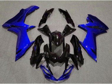 Nero Lucido & Blu Acqua 2011-2024 Suzuki GSXR 600-750 Carena Moto