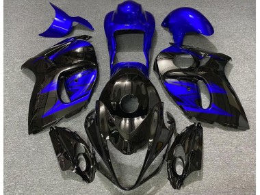 Nero Lucido & Blu Profondo 2008-2020 Suzuki GSXR 1300 Carena Moto