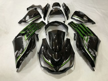 Nero Lucido & Verde Melma 2012-2021 Kawasaki ZX14R Carena Moto
