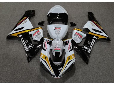 Oro Playboy 2005-2006 Kawasaki ZX6R Carena Moto