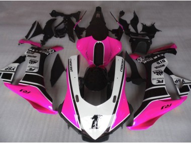 Rosa Lucido & Bianco 2015-2019 Yamaha R1 Carena Moto
