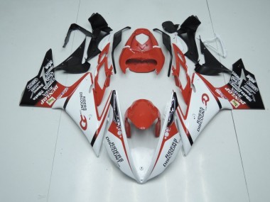 Rosso & Bianco 2013-2016 Triumph Daytona 675 Carena Moto