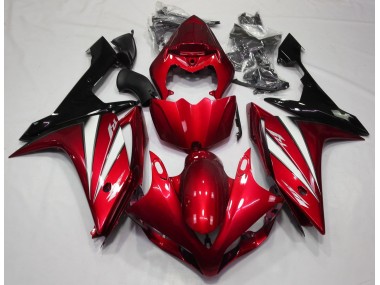 Rosso Bianco & Nero 2007-2008 Yamaha R1 Carena Moto