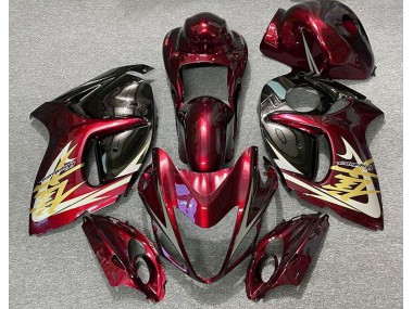 Rosso Intenso & Oro 2008-2020 Suzuki GSXR 1300 Carena Moto