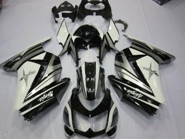 Stella D'Argento Bianca 2008-2012 Kawasaki Ninja 250 Carena Moto