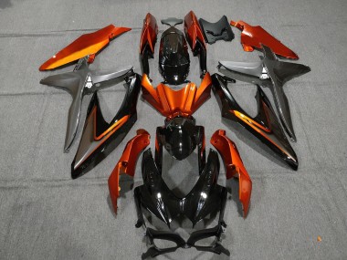 Stile Arancione Bruciato OEM 2008-2010 Suzuki GSXR 600-750 Carena Moto