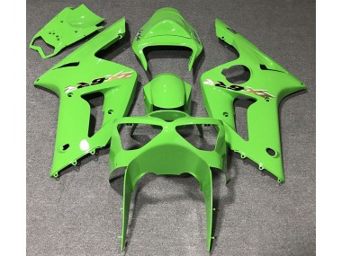 Verde Chiaro 2003-2004 Kawasaki ZX6R Carena Moto