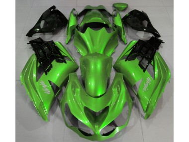 Verde Liquido 2012-2021 Kawasaki ZX14R Carena Moto